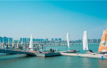 五缘湾游海帆船出海