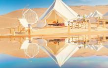 鸣沙山沙漠野奢露营地