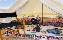 腾格里沙漠星河露营地